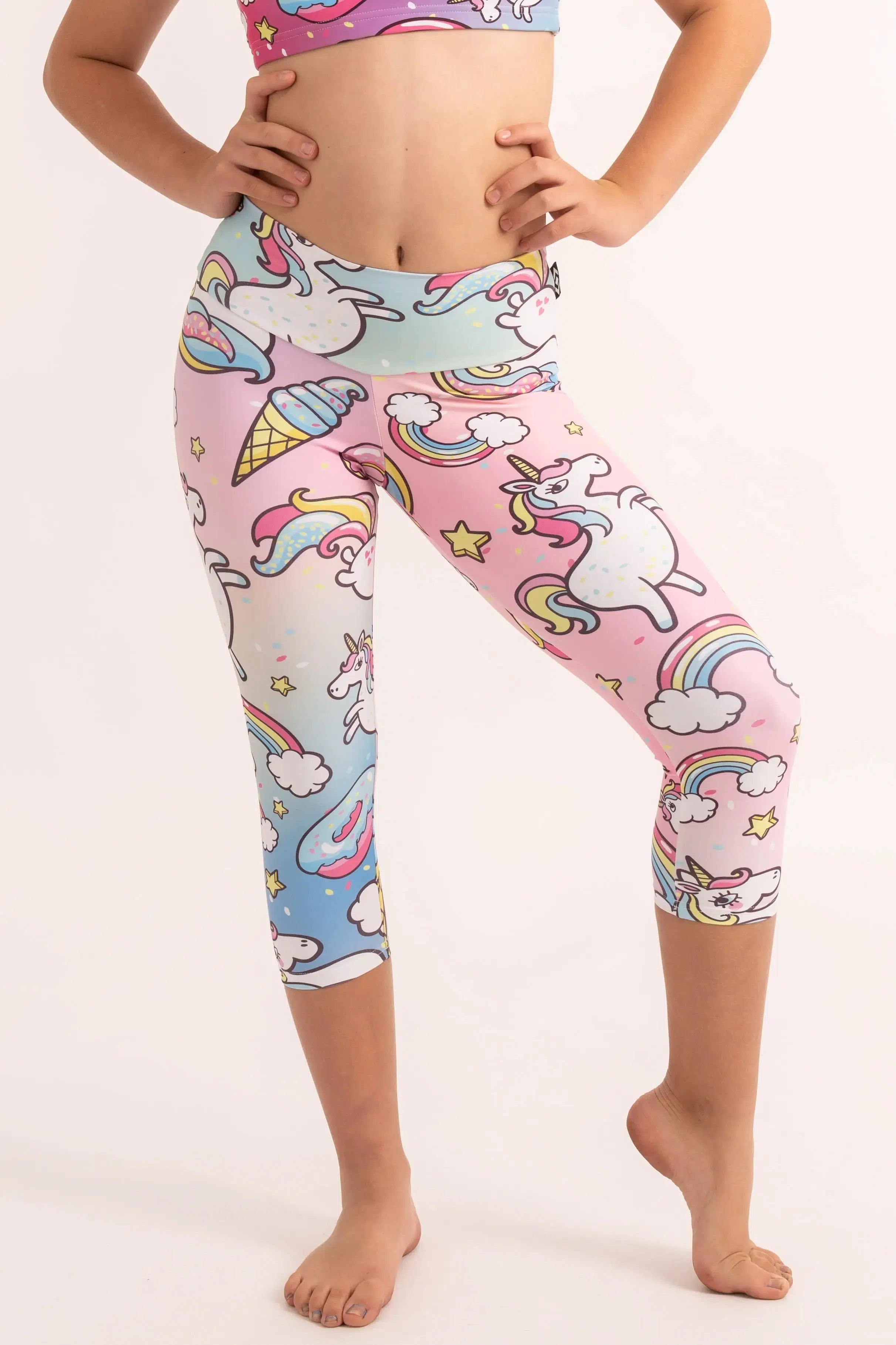 Unicorn Kids Capris Exotica Exoticathletica