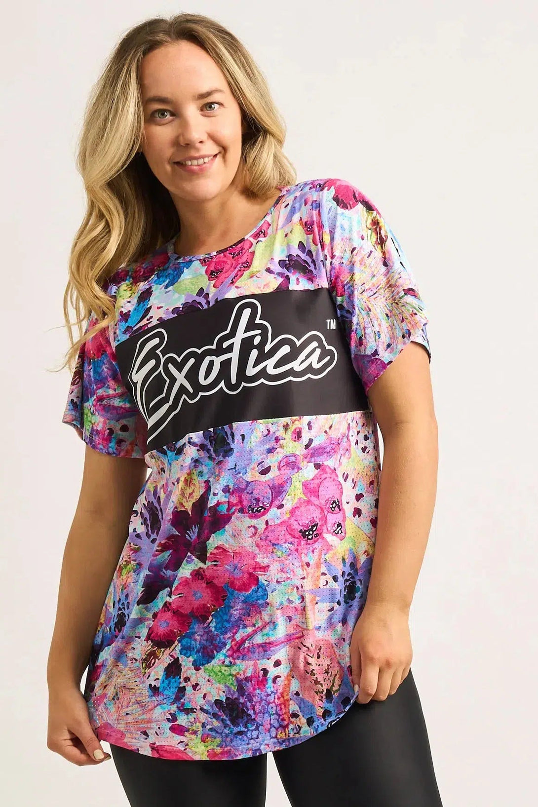 Bball Mesh Exotica Boyfriend Tee - Blessings-9358328339151-Activewear-Exoticathletica