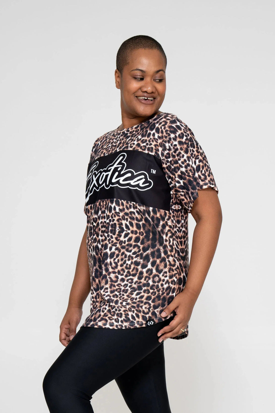 Bball Mesh Exotica Boyfriend Tee - Cavegirl-Activewear-Exoticathletica