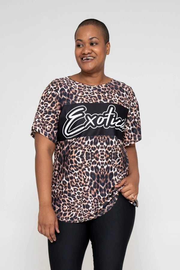 Bball Mesh Exotica Boyfriend Tee - Cavegirl-Activewear-Exoticathletica