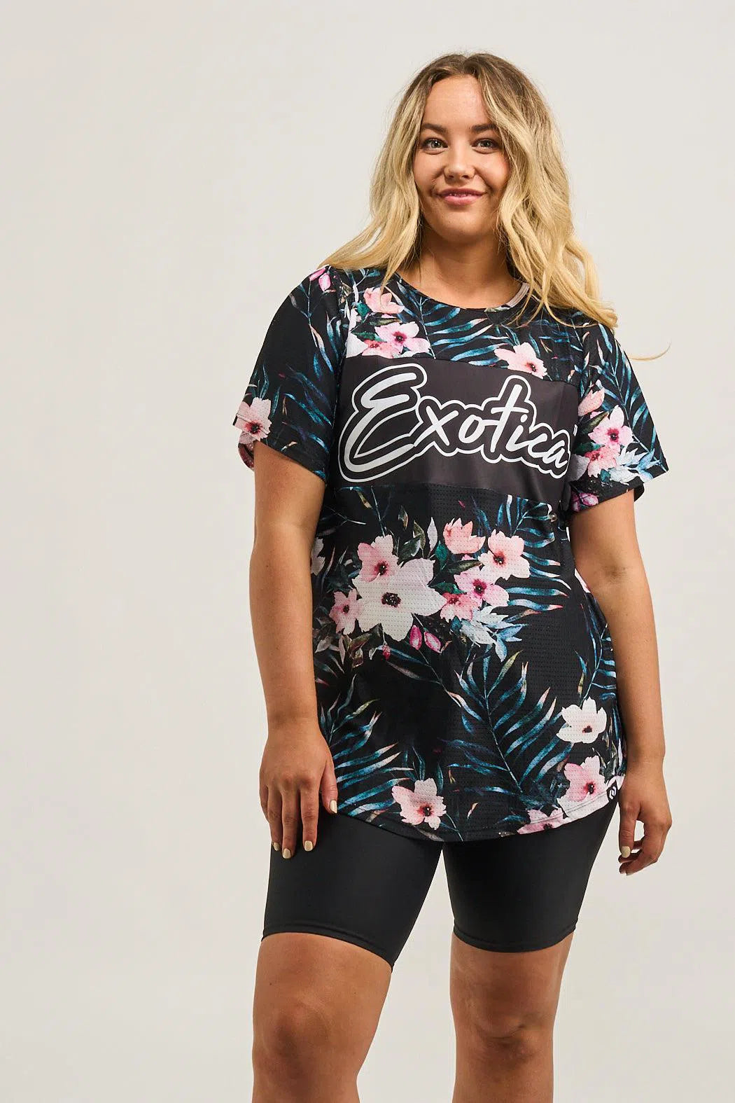 Bball Mesh Exotica Boyfriend Tee - Exotic At Heart-1000002913-Activewear-Exoticathletica