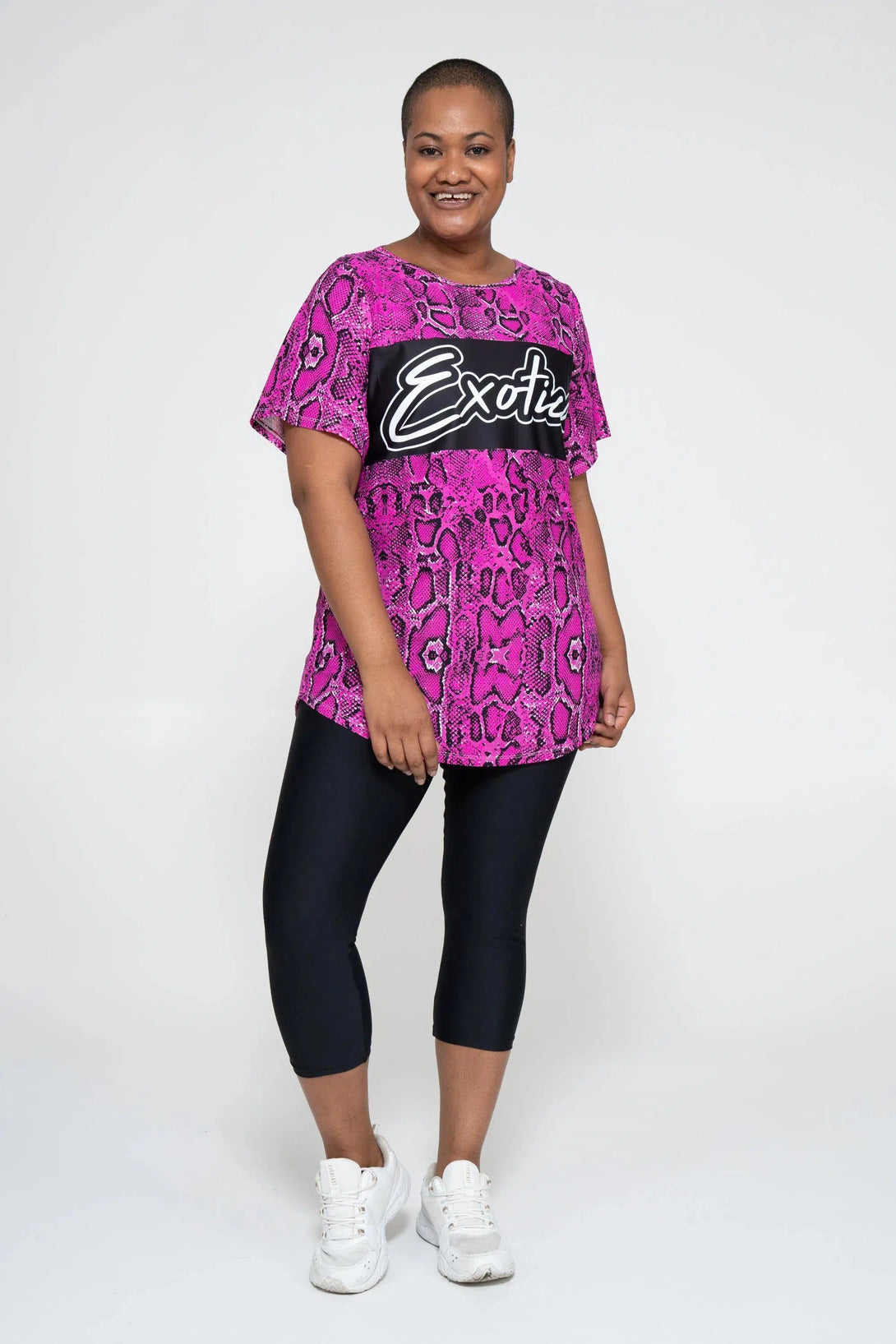 Bball Mesh Exotica Boyfriend Tee - Medusa Pink-Activewear-Exoticathletica