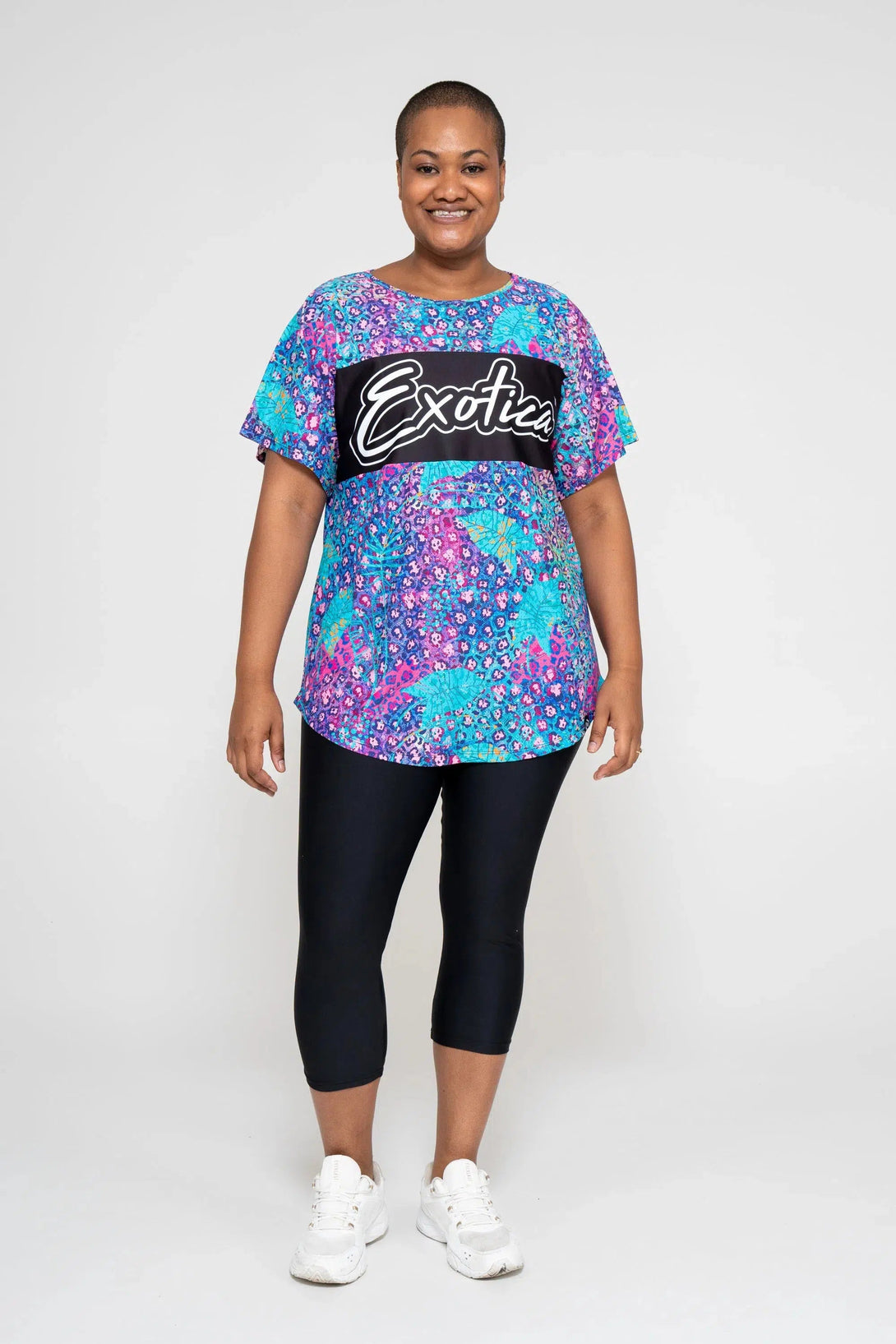 Bball Mesh Exotica Boyfriend Tee - Plant One On Me-Activewear-Exoticathletica