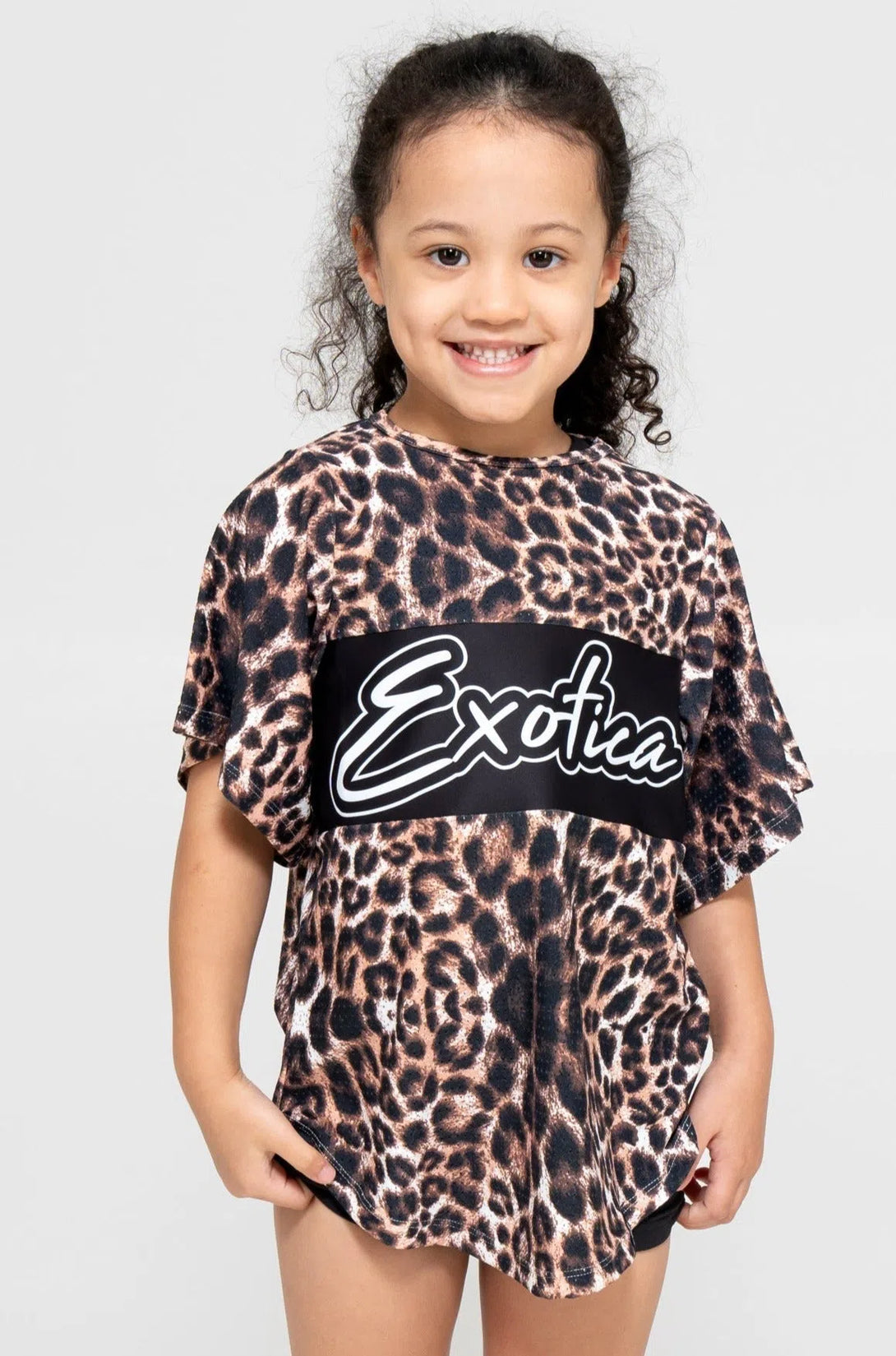 Bball Mesh Kids Exotica Boyfriend Tee - Cavegirl-Activewear-Exoticathletica