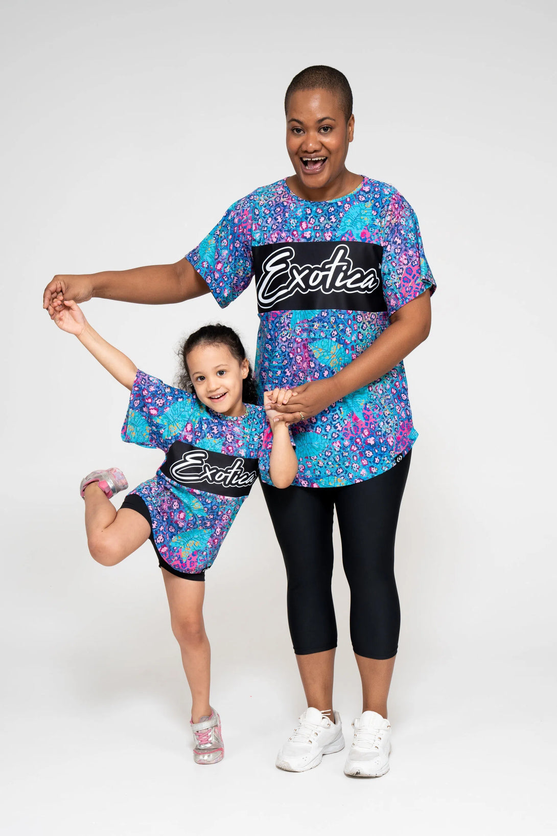 Bball Mesh Kids Exotica Boyfriend Tee - Plant One On Me-Activewear-Exoticathletica