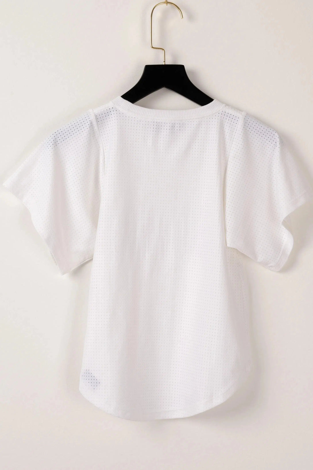 Bball Mesh Kids Exotica Embroidered Boyfriend Tee - White-Activewear-Exoticathletica