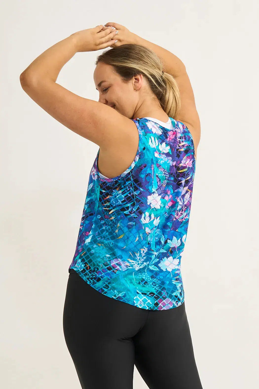 Bball Mesh Muscle Back Tank - Mermaid Mafia-Activewear-Exoticathletica