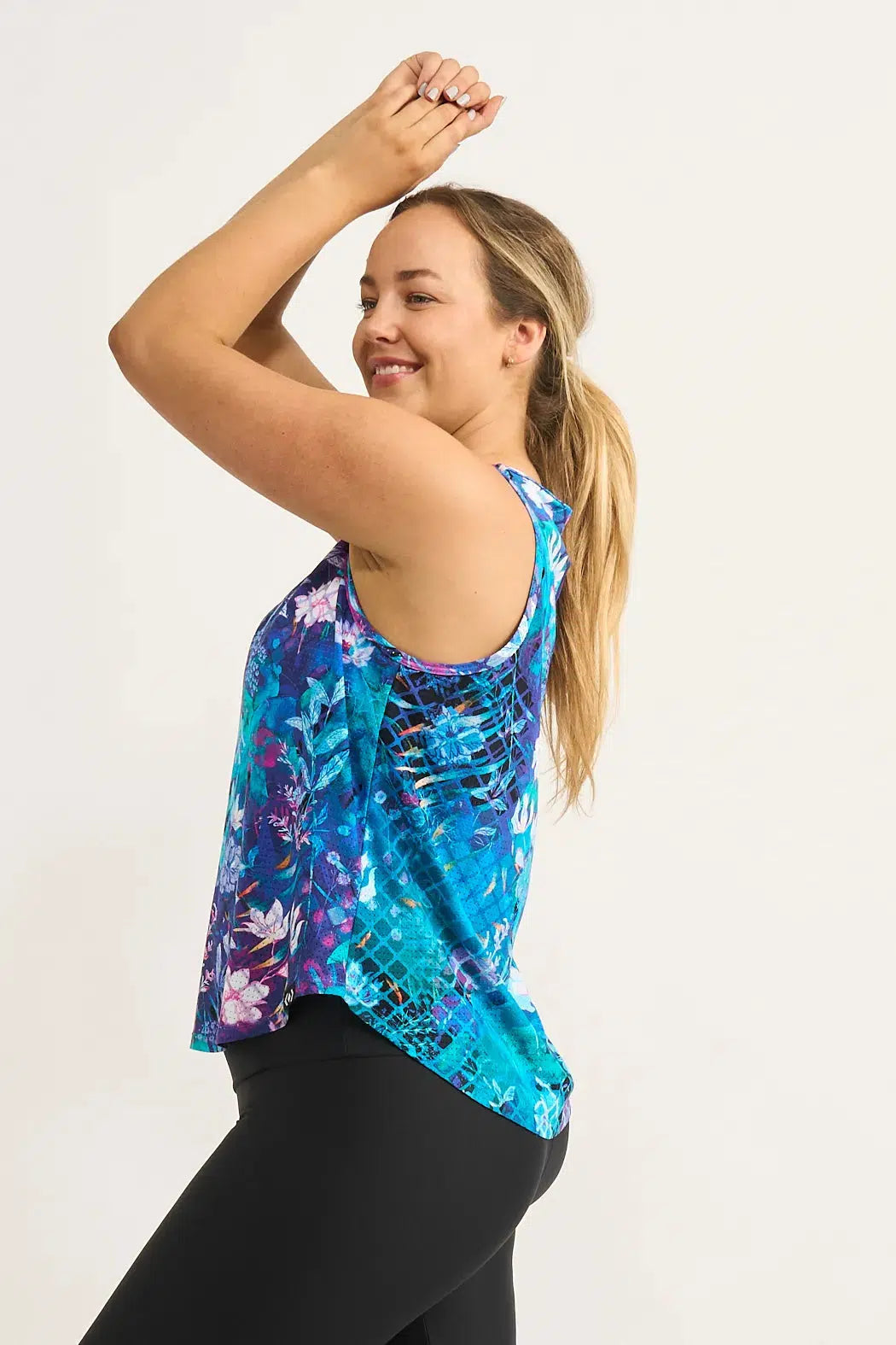 Bball Mesh Muscle Back Tank - Mermaid Mafia-Activewear-Exoticathletica