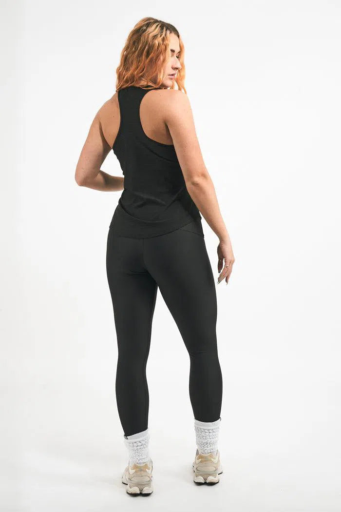 Bball Mesh Racer Back Tank Top - Black-Activewear-Exoticathletica