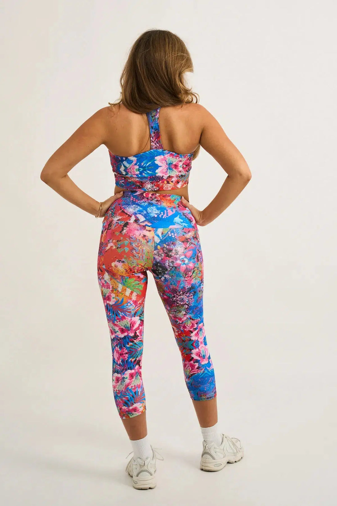 Believe The Hype Performance - High Waisted Capri Leggings-Activewear-Exoticathletica