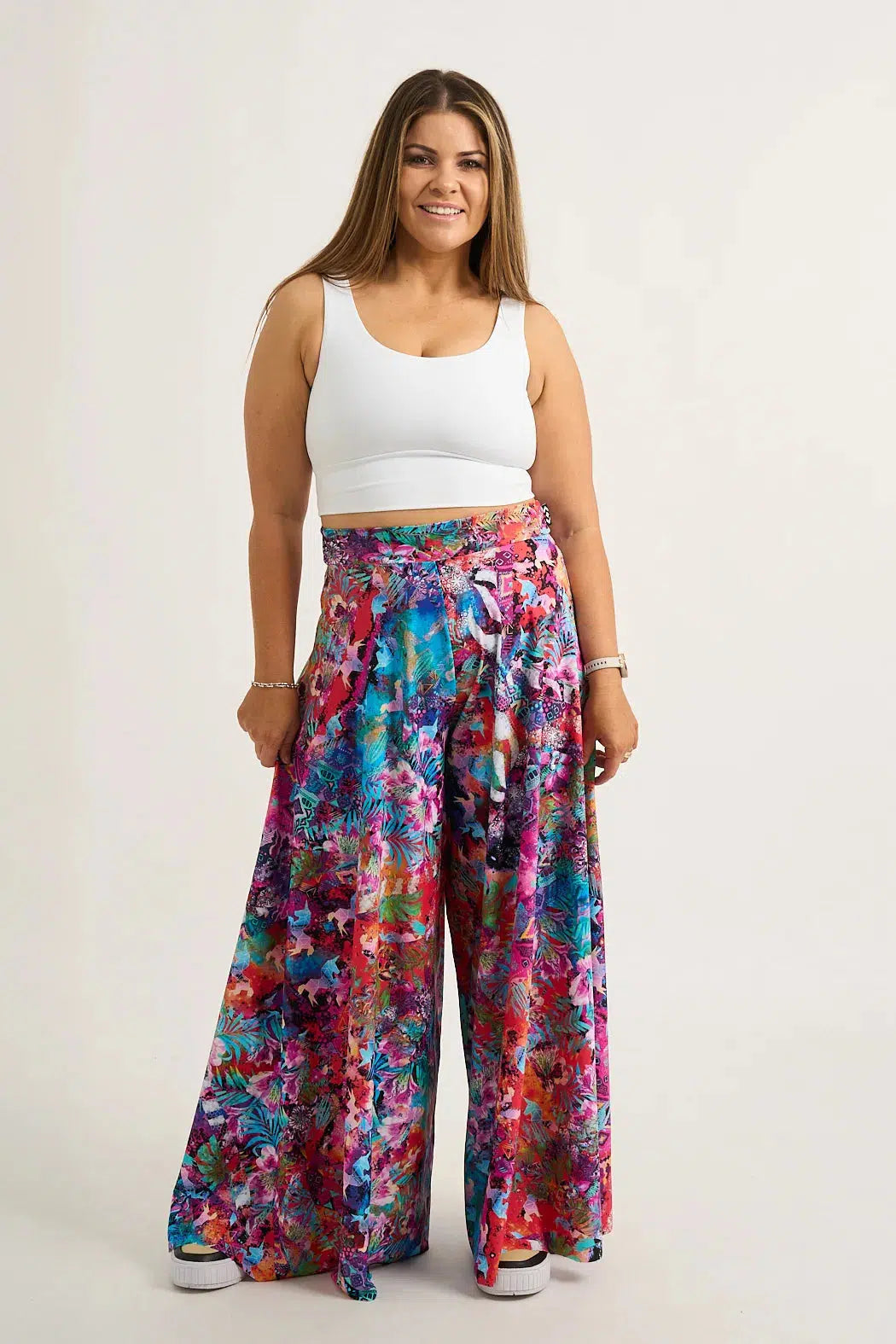 Believe The Hype Silky - Palazzo Pant-Activewear-Exoticathletica