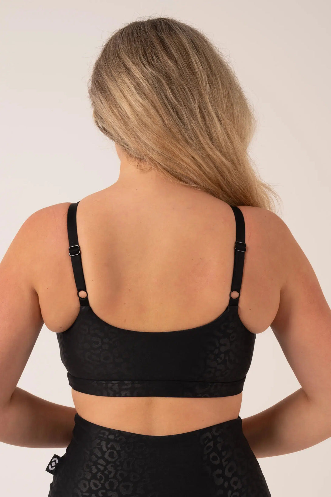 Black Exotic Touch Jag - Bralette Crop-Activewear-Exoticathletica