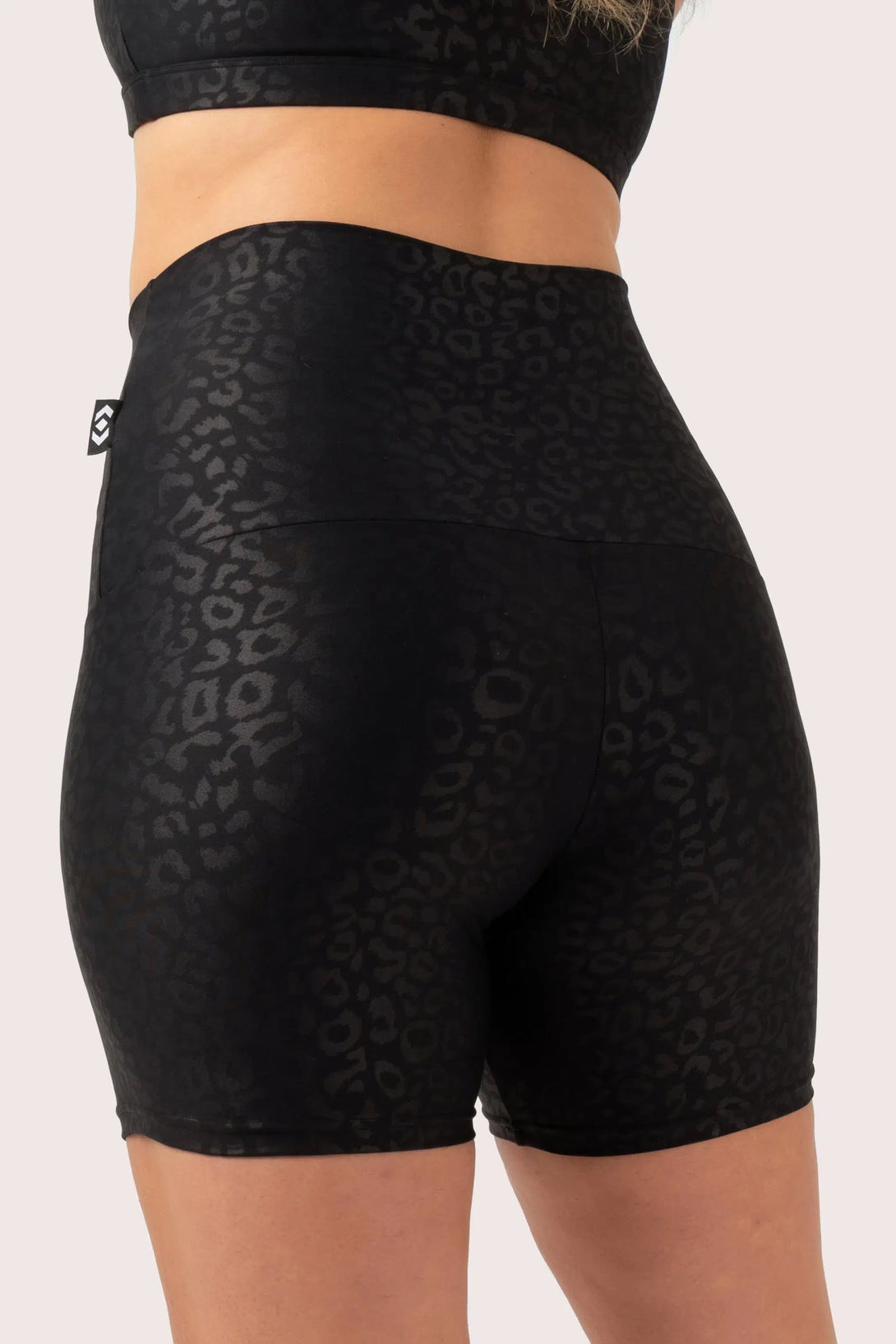 Black Exotic Touch Jag - Extra High Waisted Booty Shorts-Activewear-Exoticathletica