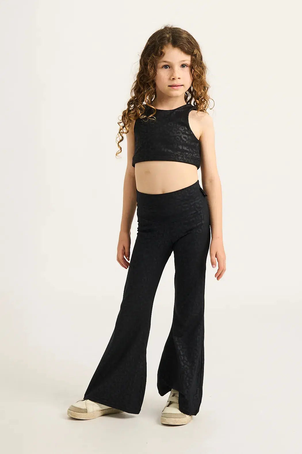 Black Exotic Touch Jag Soft To Touch - Kids Baby Bells-Activewear-Exoticathletica