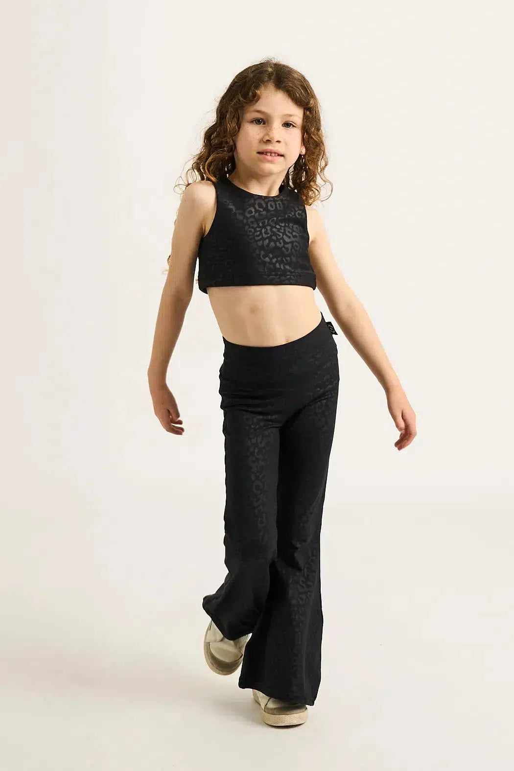 Black Exotic Touch Jag Soft To Touch - Kids Baby Bells-Activewear-Exoticathletica