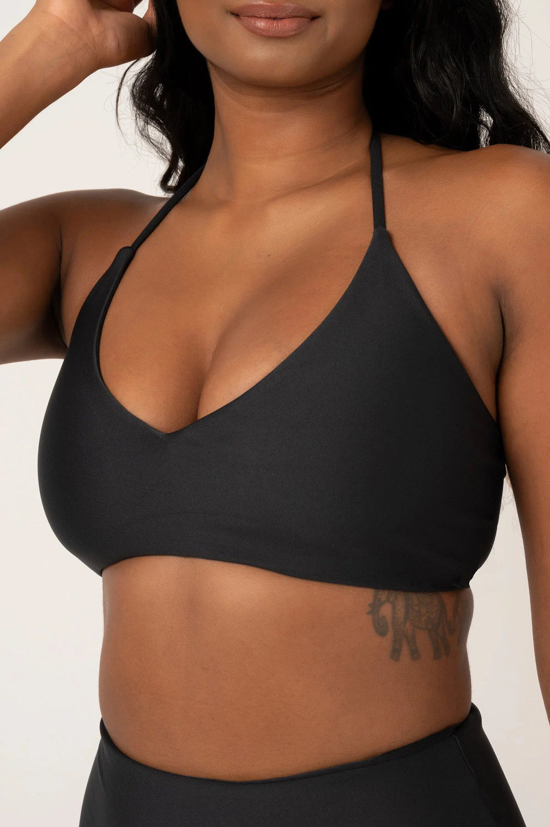 Black Performance - Bralette Bikini Top-Activewear-Exoticathletica