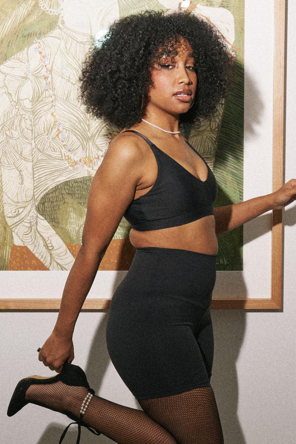 Black Performance - Bralette Crop-Activewear-Exoticathletica