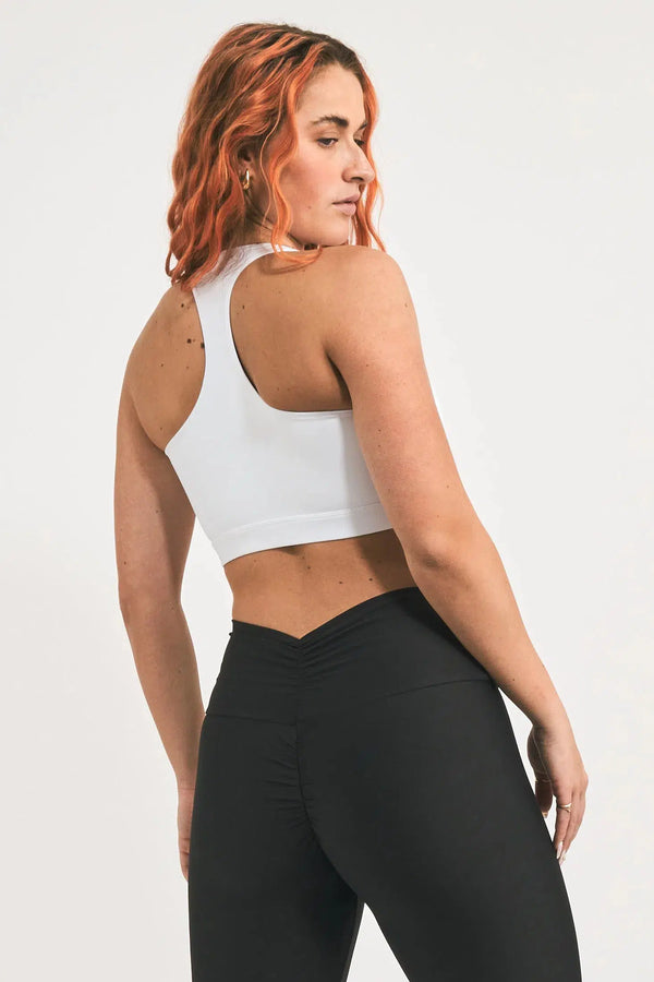 Black Performance - Double Booty Scrunch High Waisted Capri Leggings-Activewear-Exoticathletica