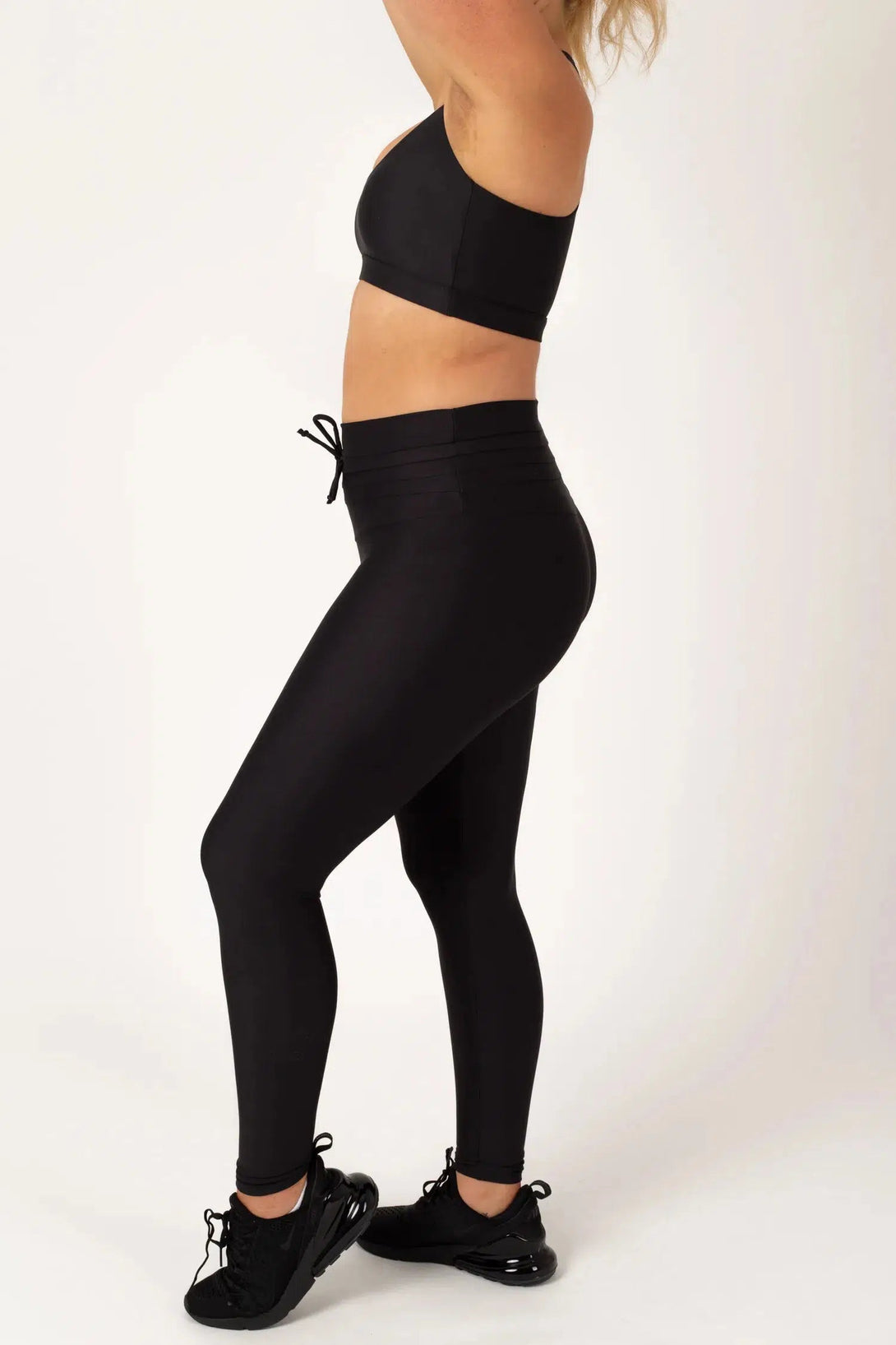 Gym tights with drawstring online