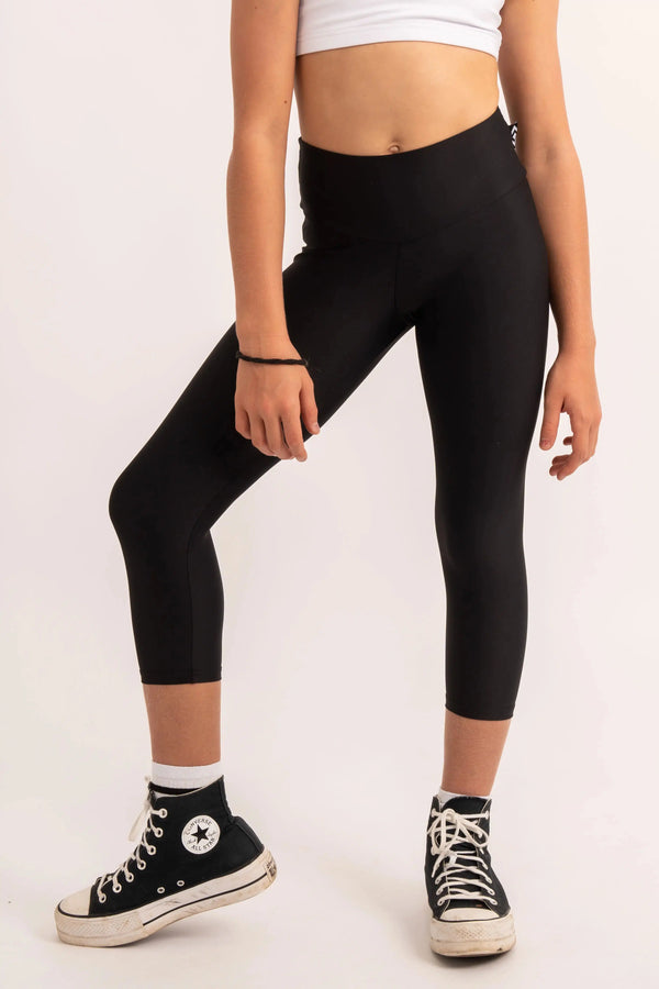 Black Performance - Kids Capris-87850835-Activewear-Exoticathletica