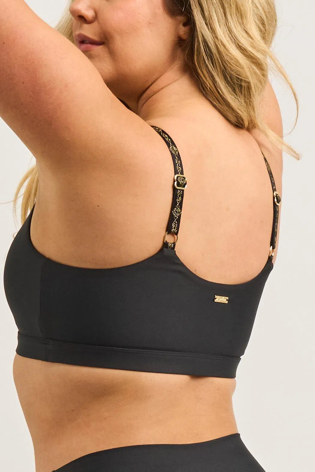 Black Performance - Luxe Bralette Crop-Activewear-Exoticathletica