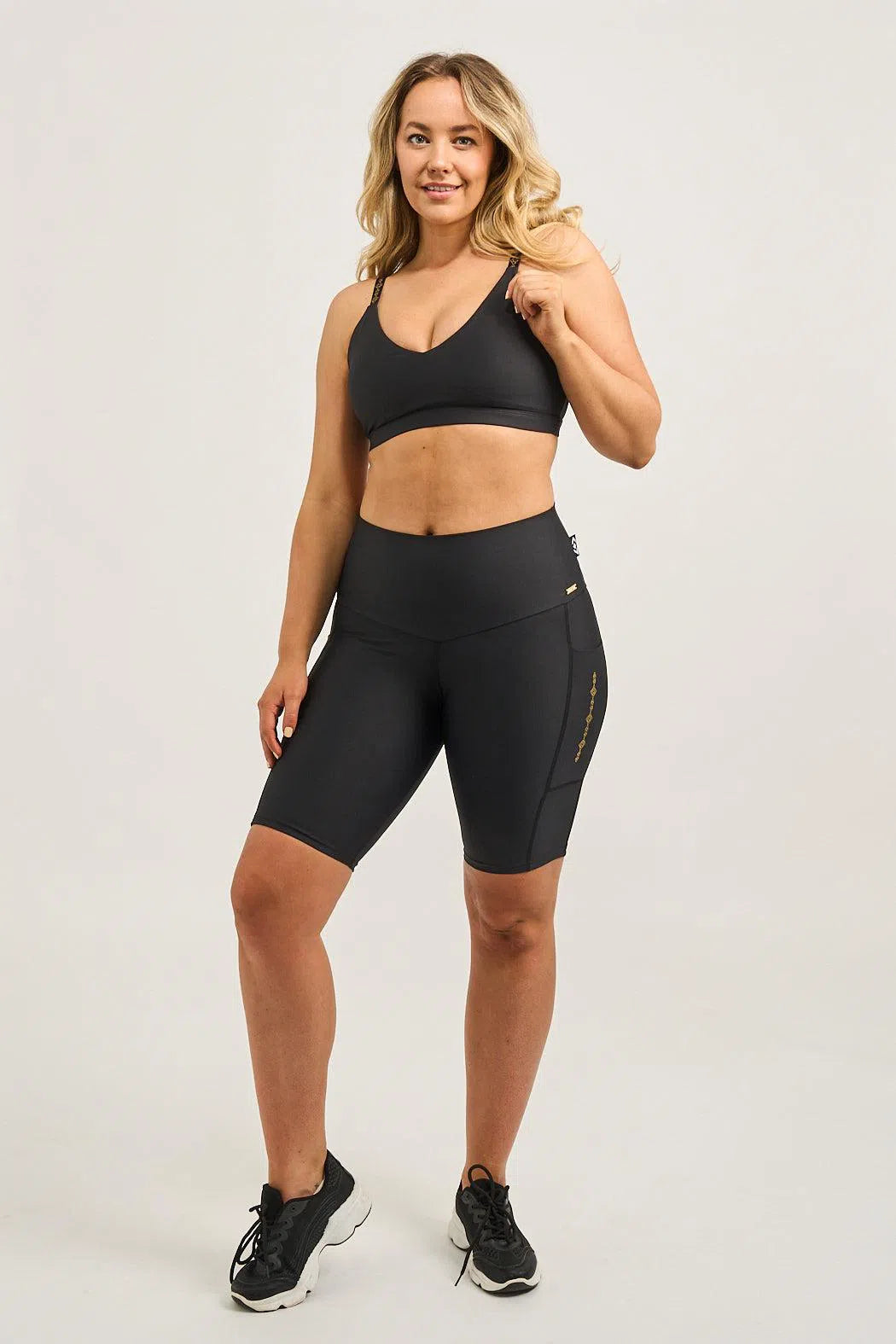 Black Performance - Luxe Bralette Crop-Activewear-Exoticathletica