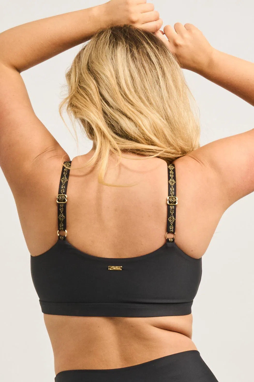 Black Performance - Luxe Bralette Crop-Activewear-Exoticathletica