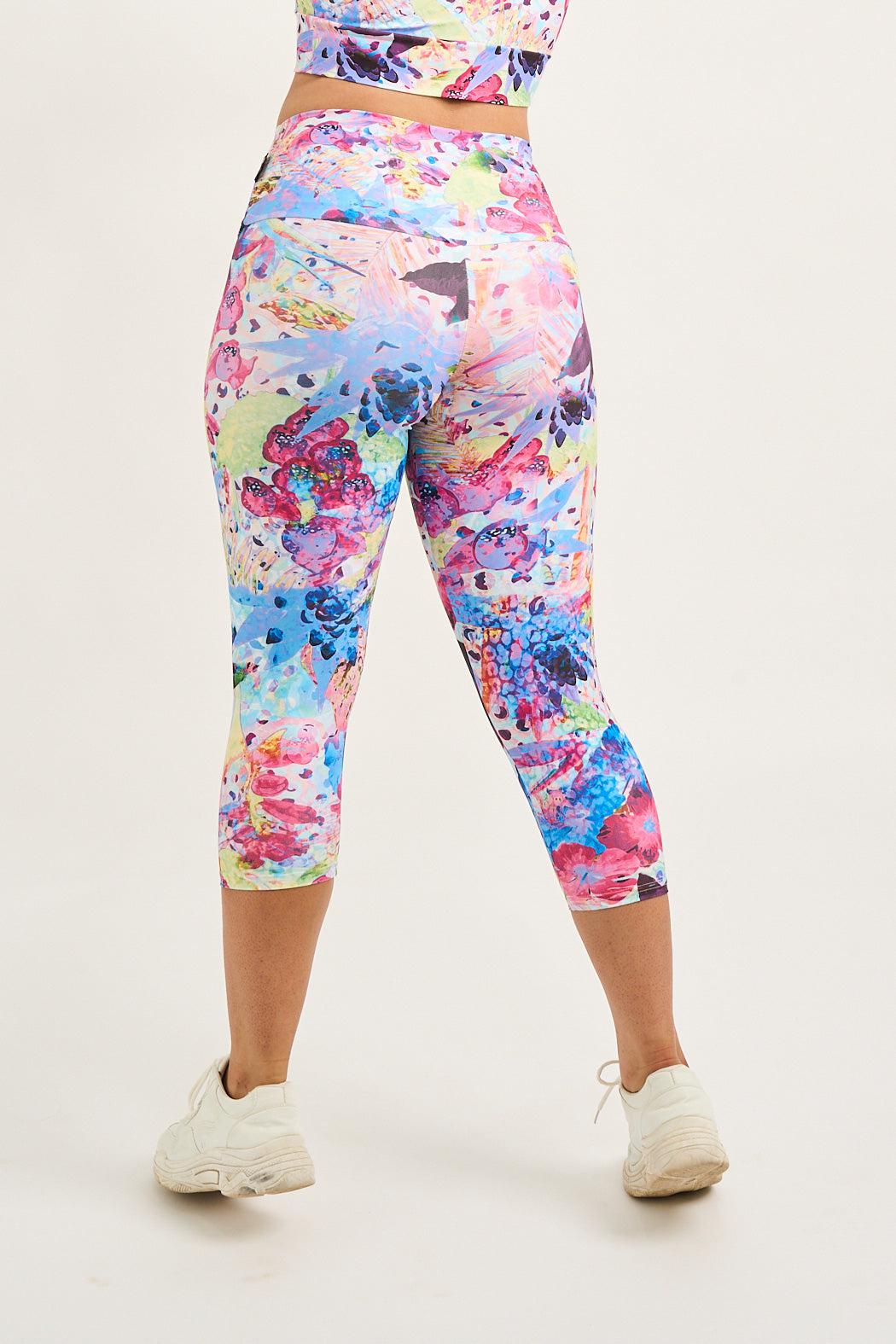 Blessings Performance - High Waisted Capri Leggings-Activewear-Exoticathletica