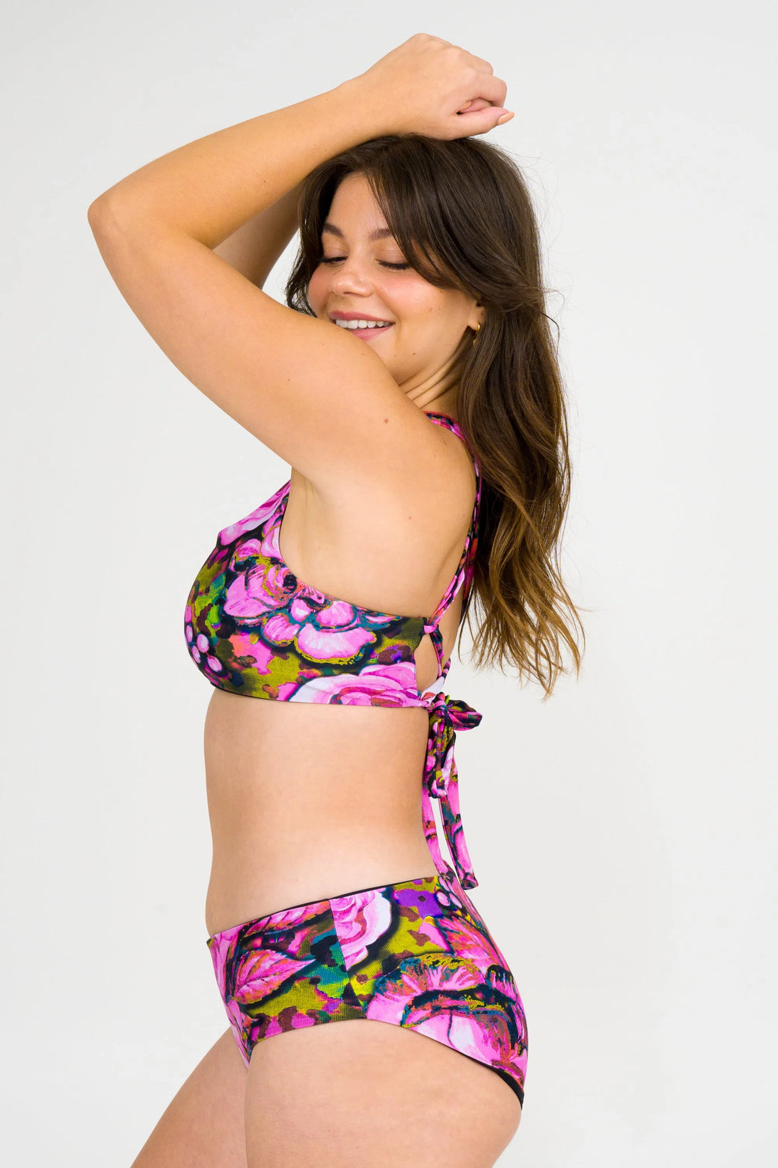 Bloom Bloom Silky - Cross Over Bikini Top-Activewear-Exoticathletica