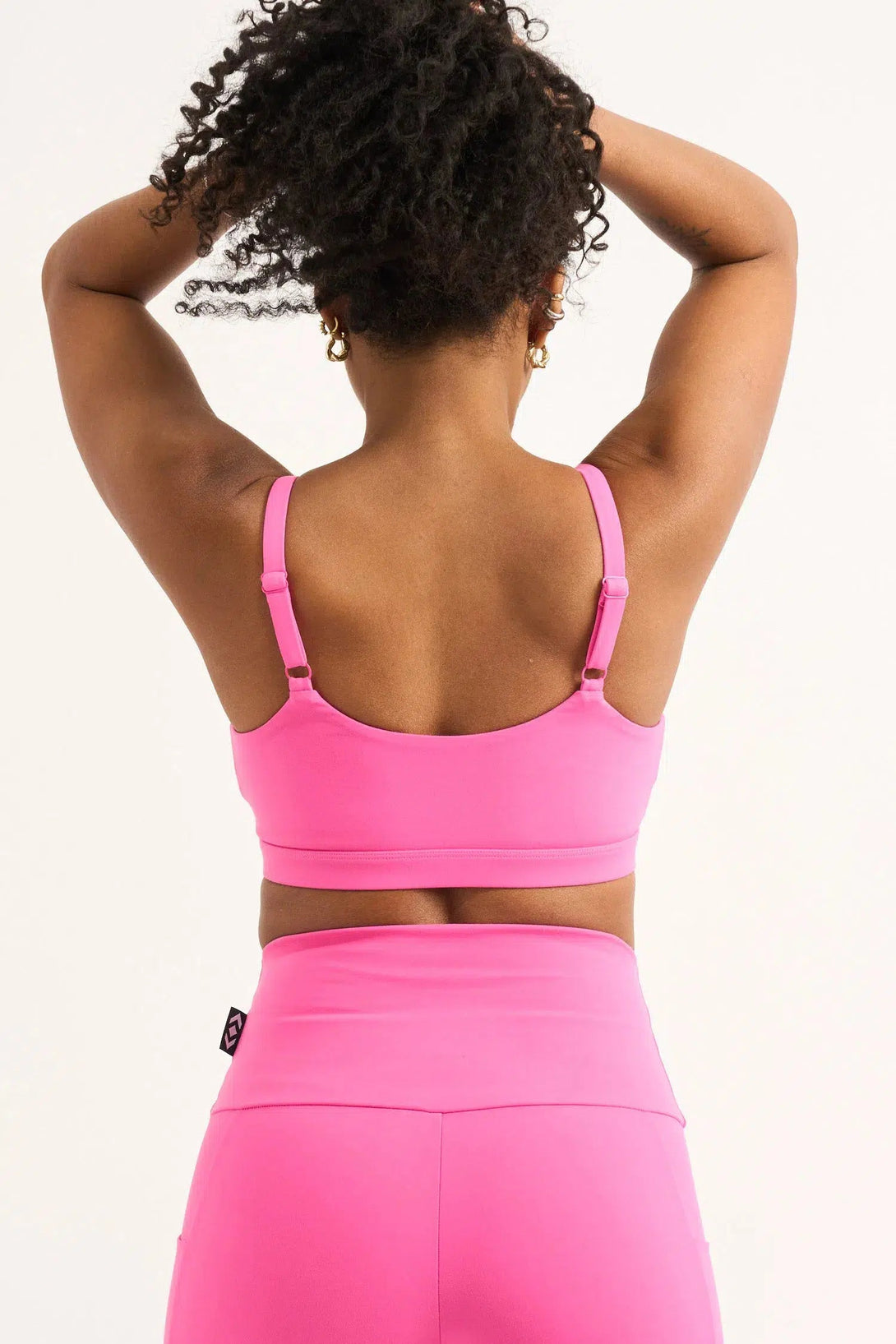 Body Contouring Bralette Crop - Candy Pink-9358328359876-Activewear-Exoticathletica