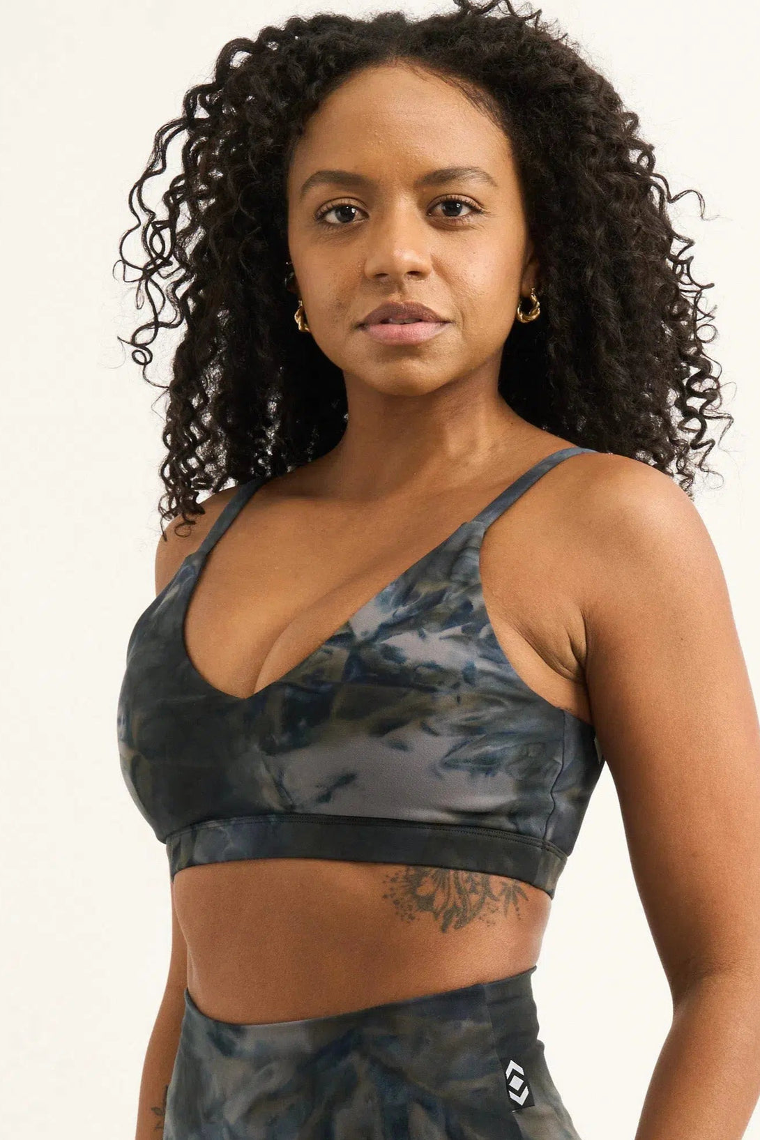 Body Contouring Bralette Crop - Dark And Moody-Activewear-Exoticathletica