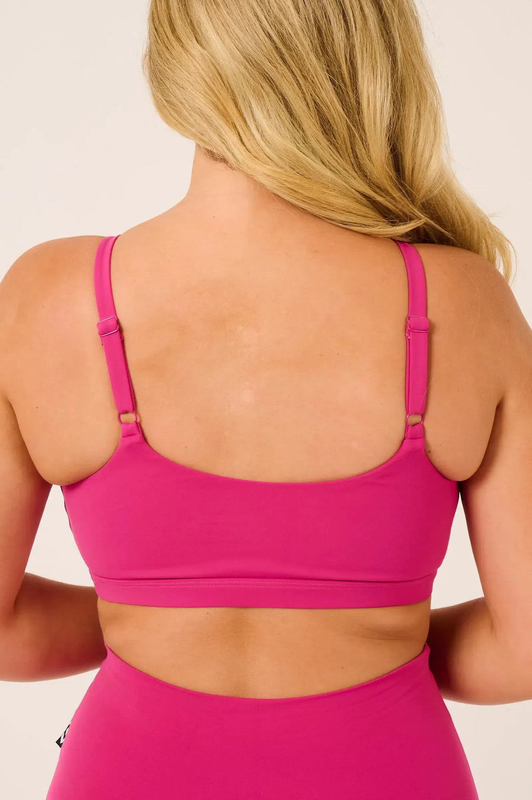 Body Contouring Bralette Crop - Hot Pink-Activewear-Exoticathletica