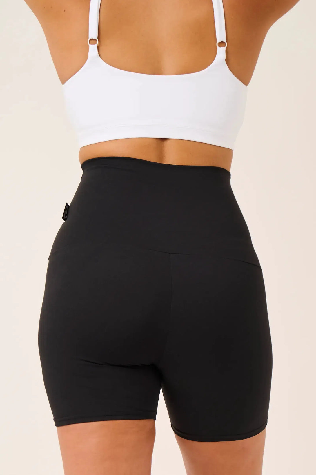 Body Contouring Extra High Waisted Booty Shorts - Black-Activewear-Exoticathletica