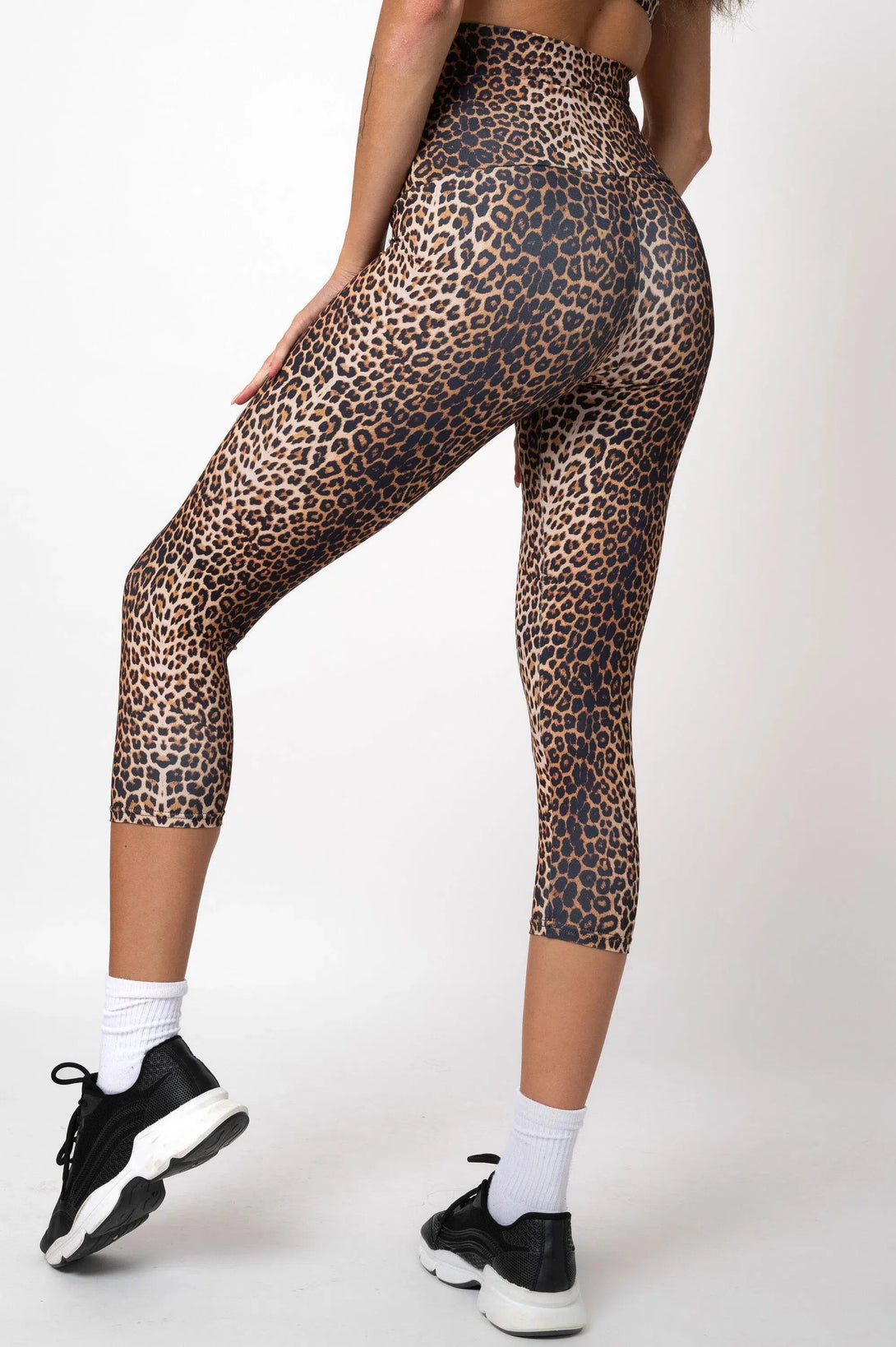 Body Contouring Extra High Waisted Capri Leggings - Jag Swag-Activewear-Exoticathletica