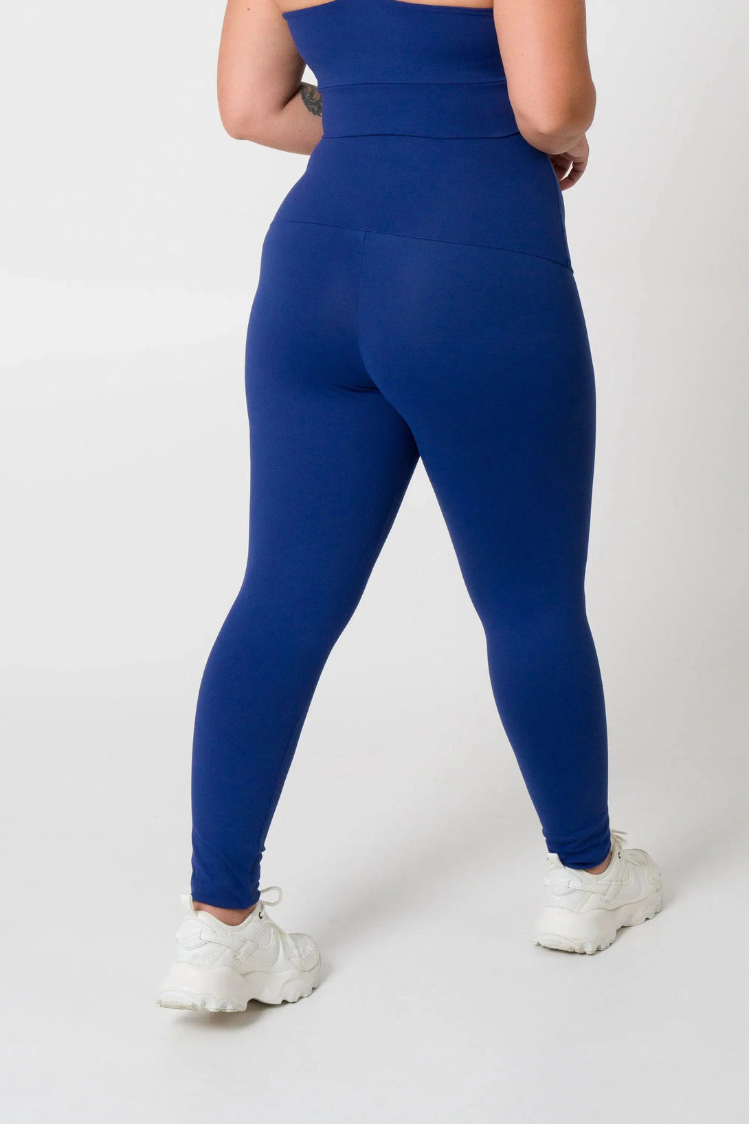 Body Contouring Extra High Waisted Leggings - Dark Navy-Activewear-Exoticathletica