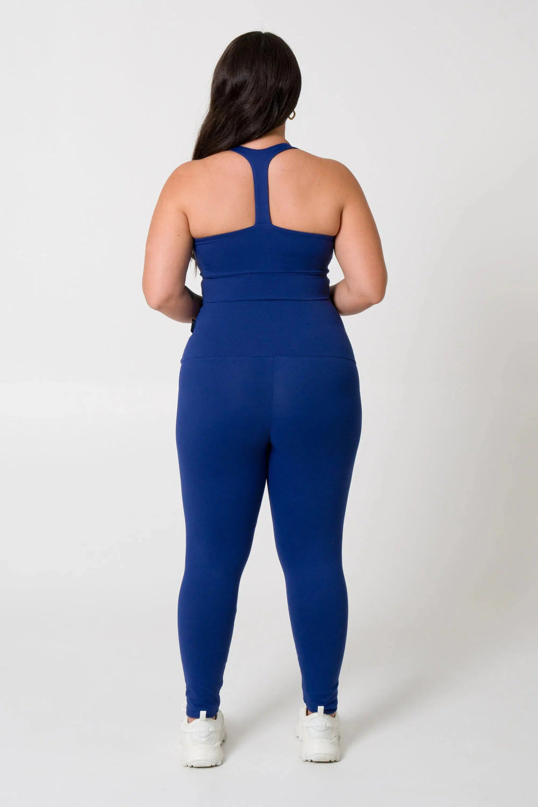 Body Contouring Extra High Waisted Leggings - Dark Navy-Activewear-Exoticathletica