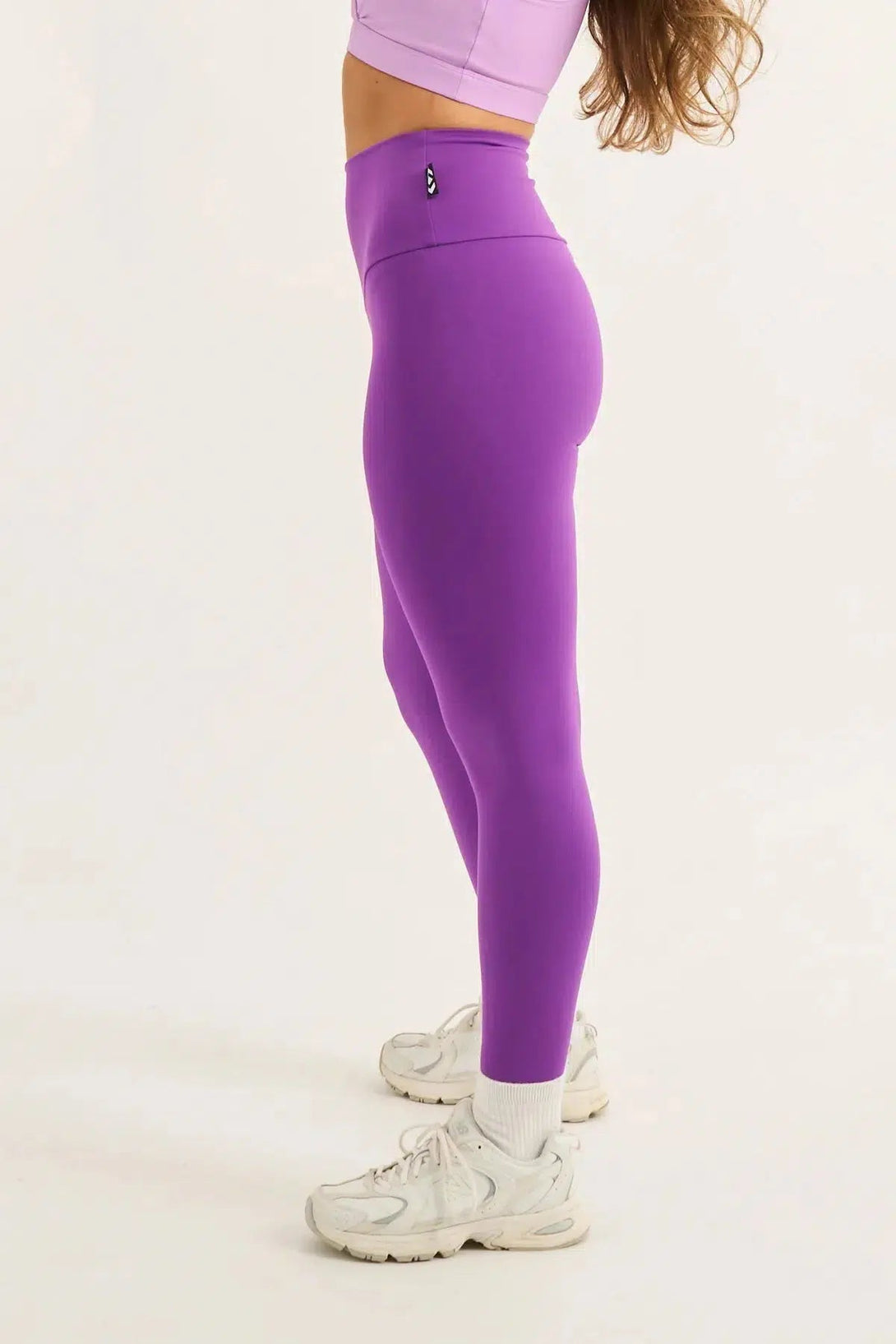 Body Contouring High Waisted 7/8 Leggings - Purple-Activewear-Exoticathletica