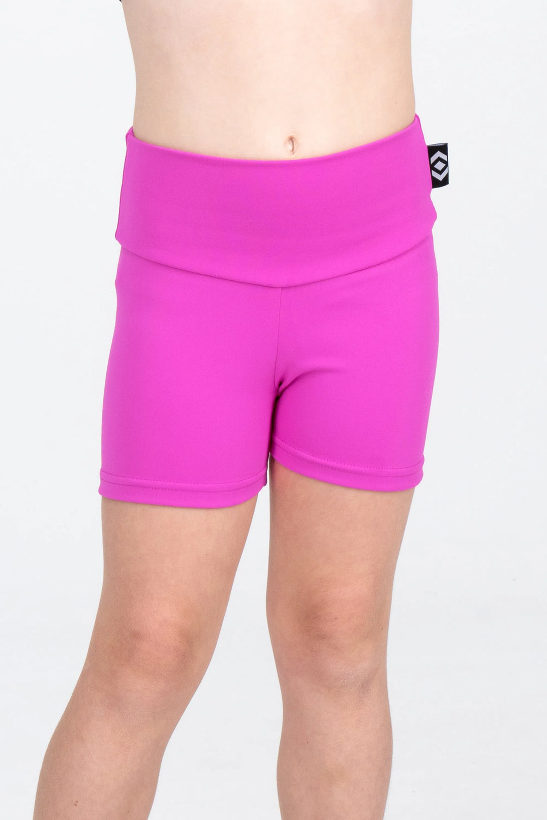 Body Contouring Kids Booty Shorts - Pink-Activewear-Exoticathletica