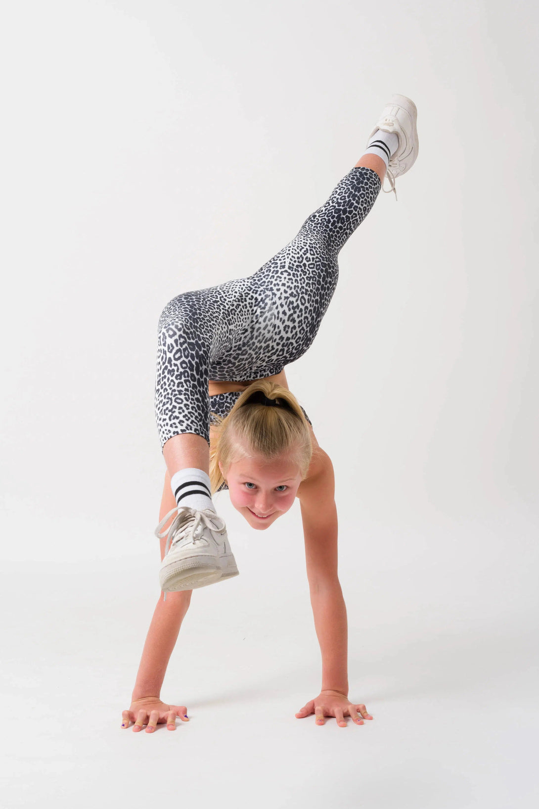 Body Contouring Kids Capris - Jag Swag White-Activewear-Exoticathletica