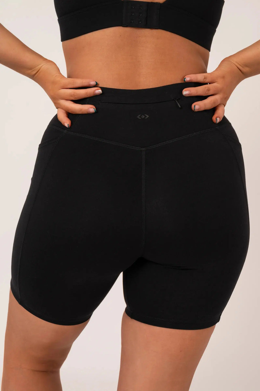 Buttersoft High Waisted Mid Thigh Short - Black-Activewear-Exoticathletica