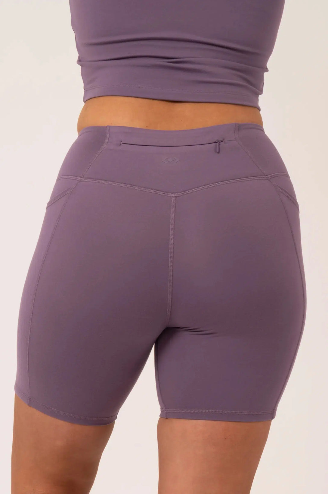 Buttersoft High Waisted Mid Thigh Short - Misty Purple-Activewear-Exoticathletica