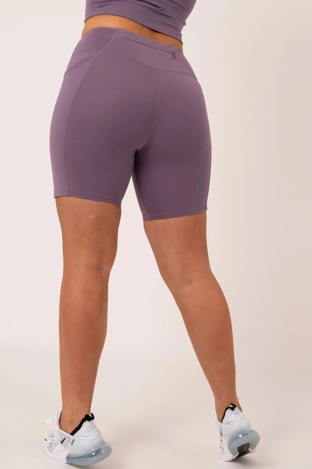 Buttersoft High Waisted Mid Thigh Short - Misty Purple-Activewear-Exoticathletica