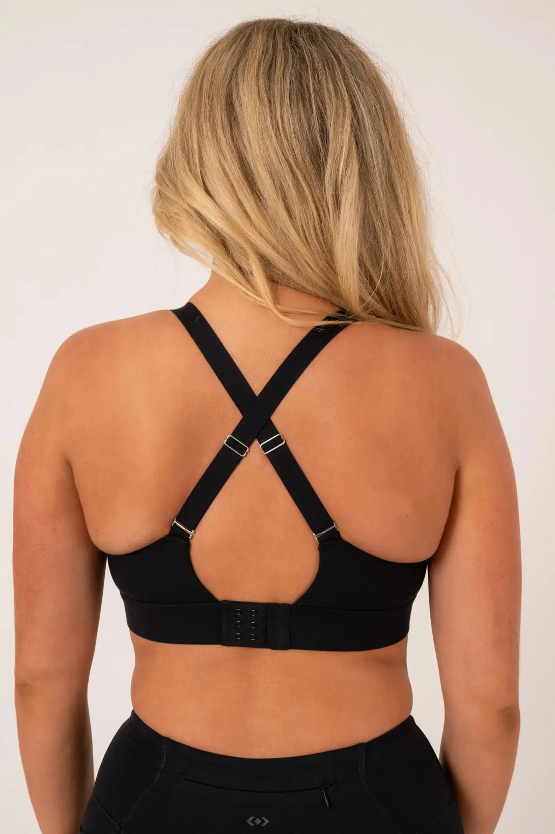 Buttersoft Medium Impact Sports Bra - Black-Activewear-Exoticathletica