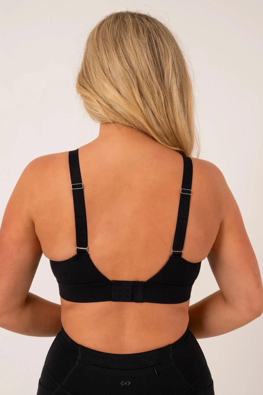 Buttersoft Medium Impact Sports Bra - Black-Activewear-Exoticathletica