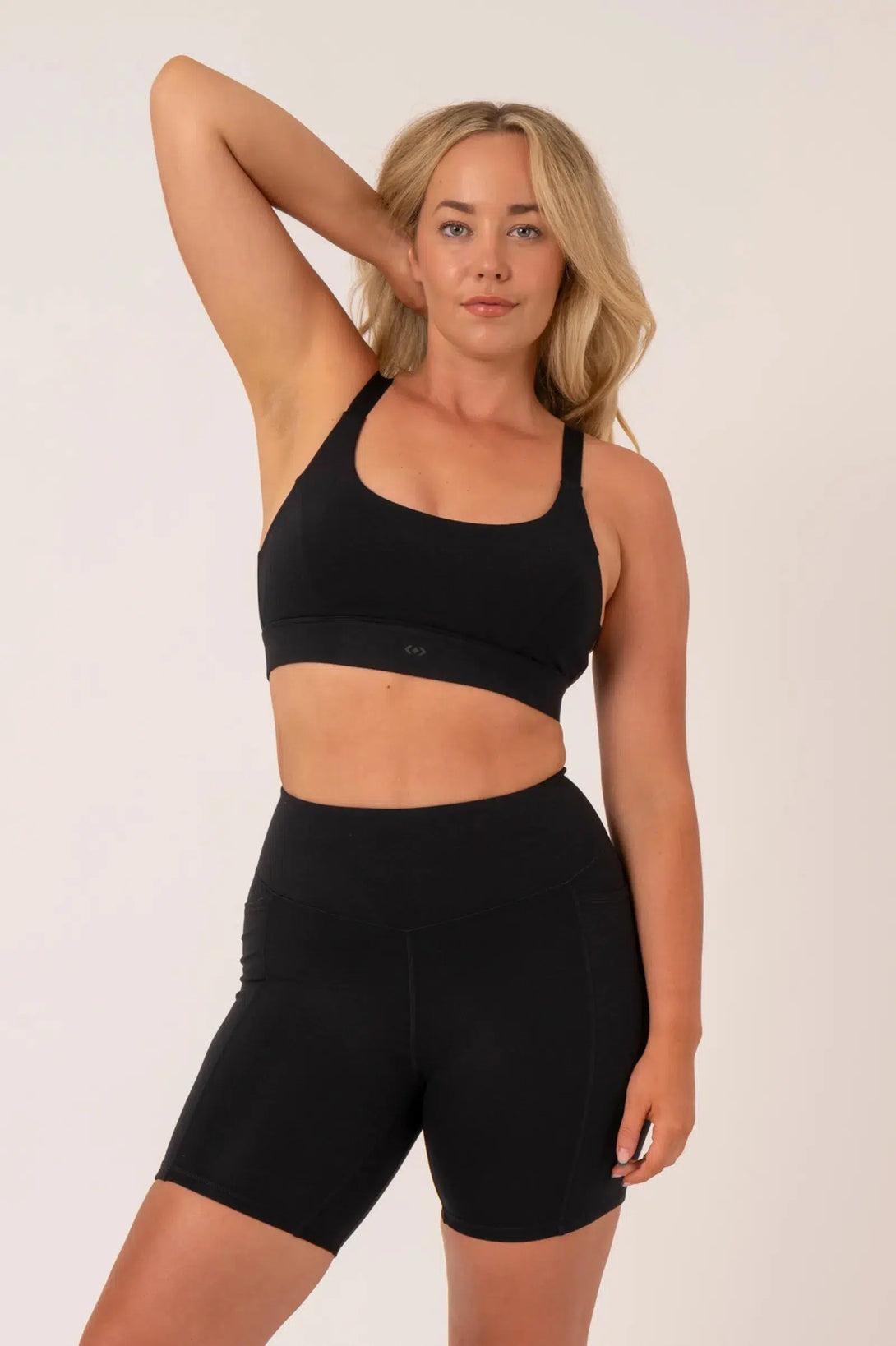 Buttersoft Medium Impact Sports Bra - Black-Activewear-Exoticathletica