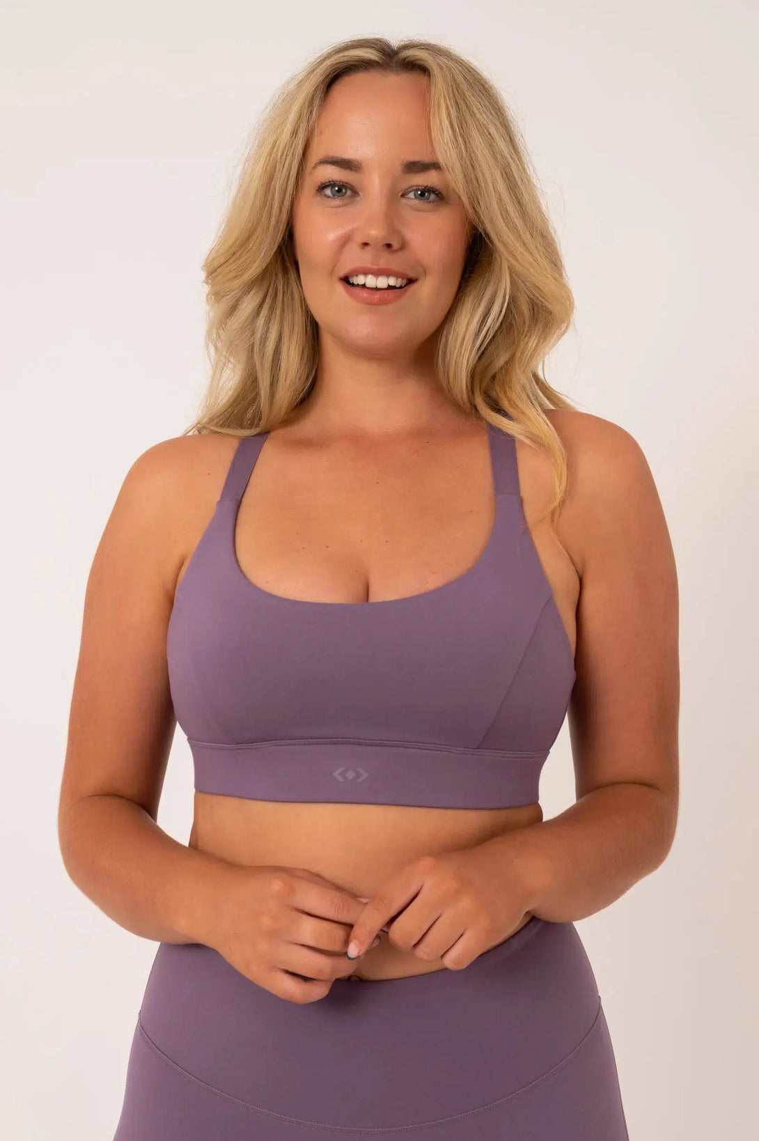 Buttersoft Medium Impact Sports Bra - Misty Purple-Activewear-Exoticathletica