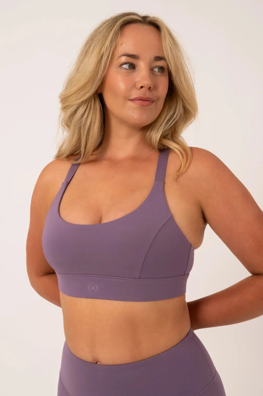 Buttersoft Medium Impact Sports Bra - Misty Purple-Activewear-Exoticathletica