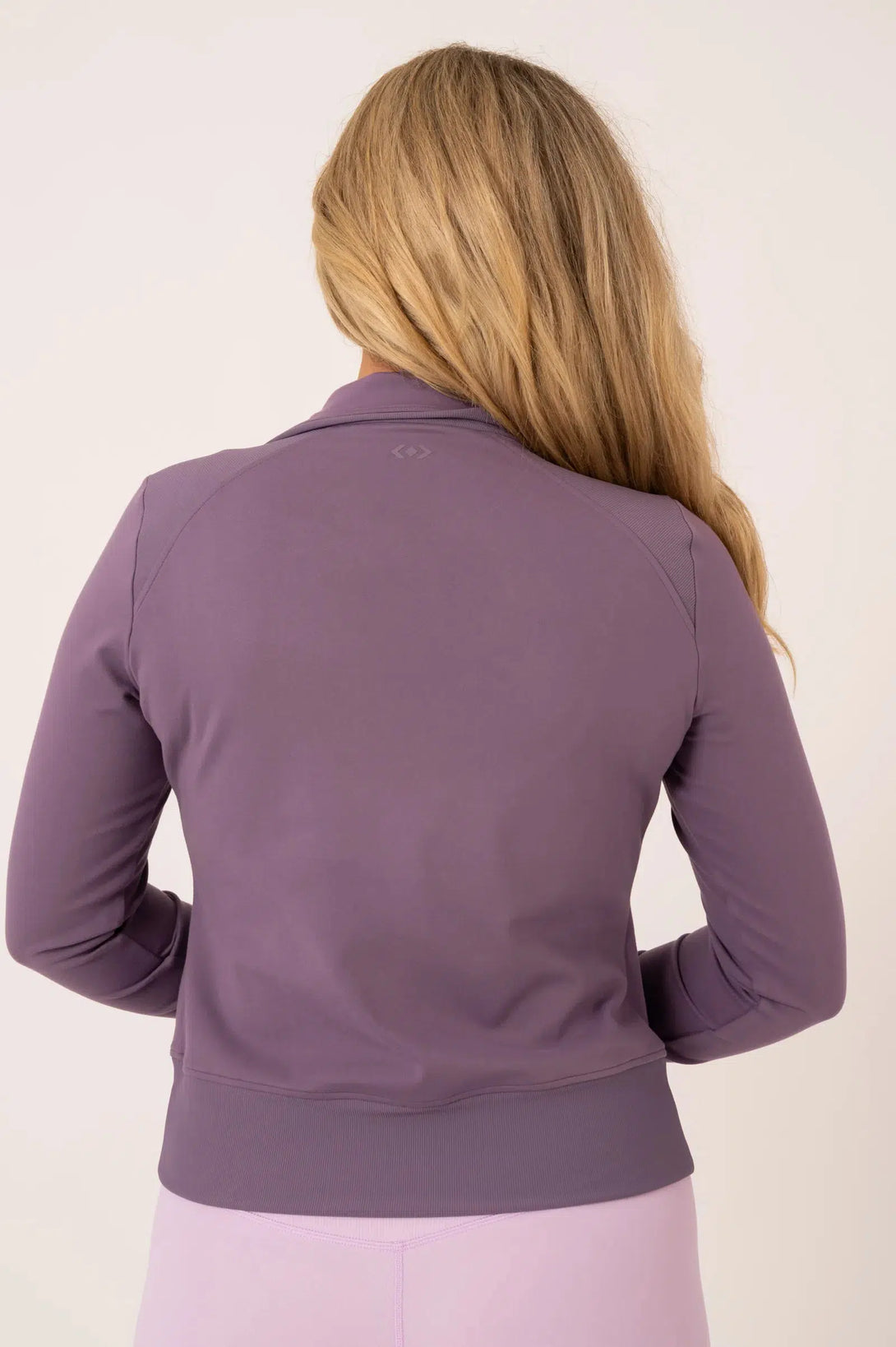 Buttersoft Rib Trim Active Jacket - Misty Purple-Activewear-Exoticathletica