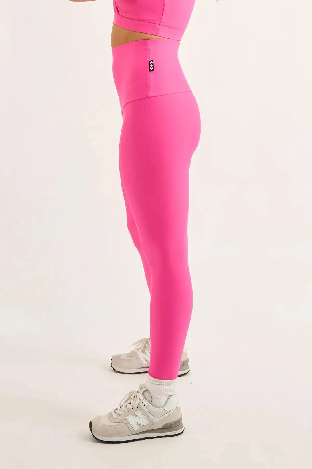 Candy Pink Performance - Extra High Waisted Leggings-Activewear-Exoticathletica