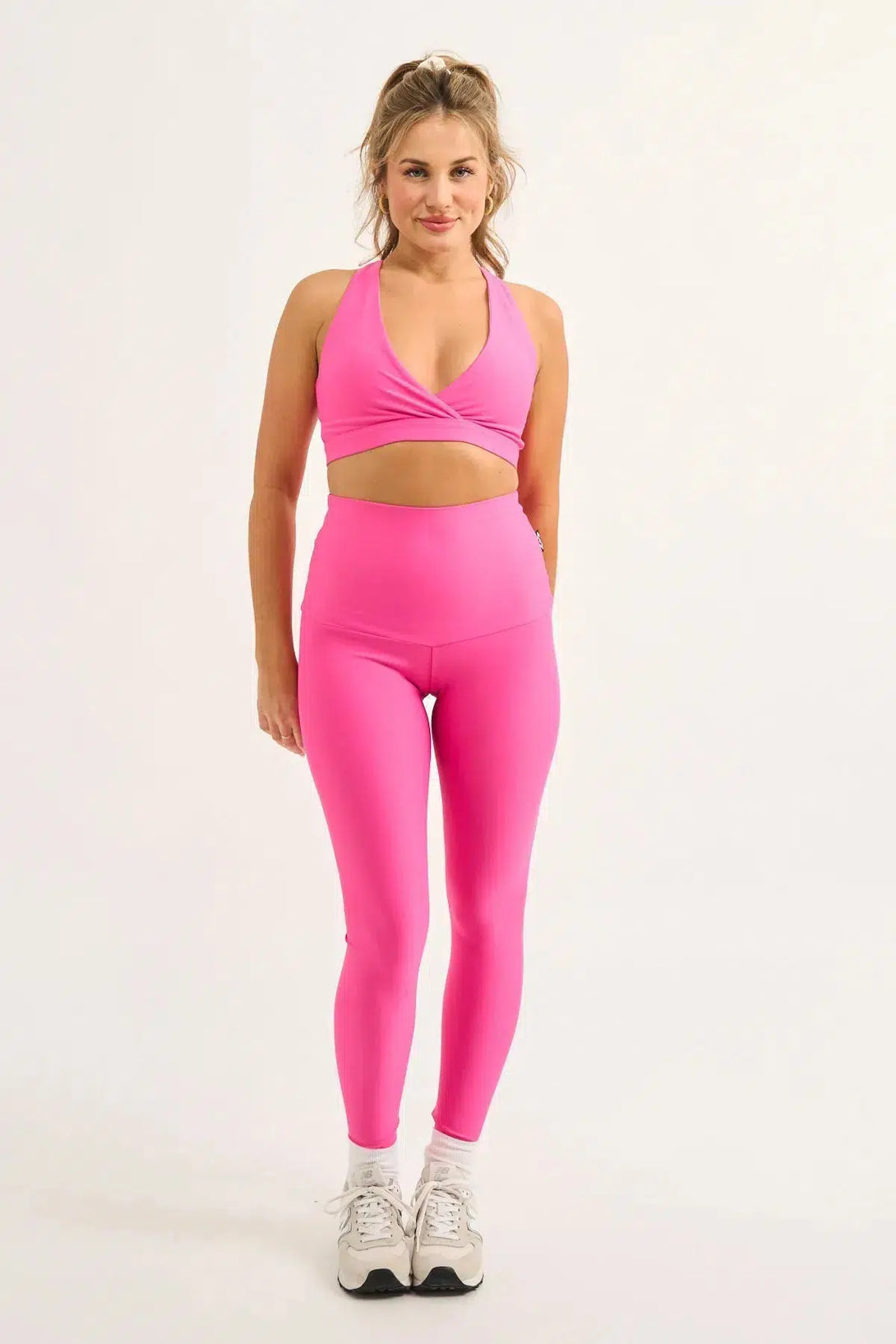 Candy Pink Performance - Extra High Waisted Leggings-Activewear-Exoticathletica